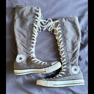 *SOLD* Rare Grey Knee High Converse